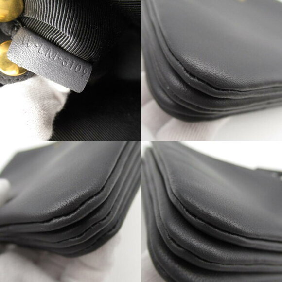 Celine Trio Shoulder Bag Leather Gray - Picture 9 of 10